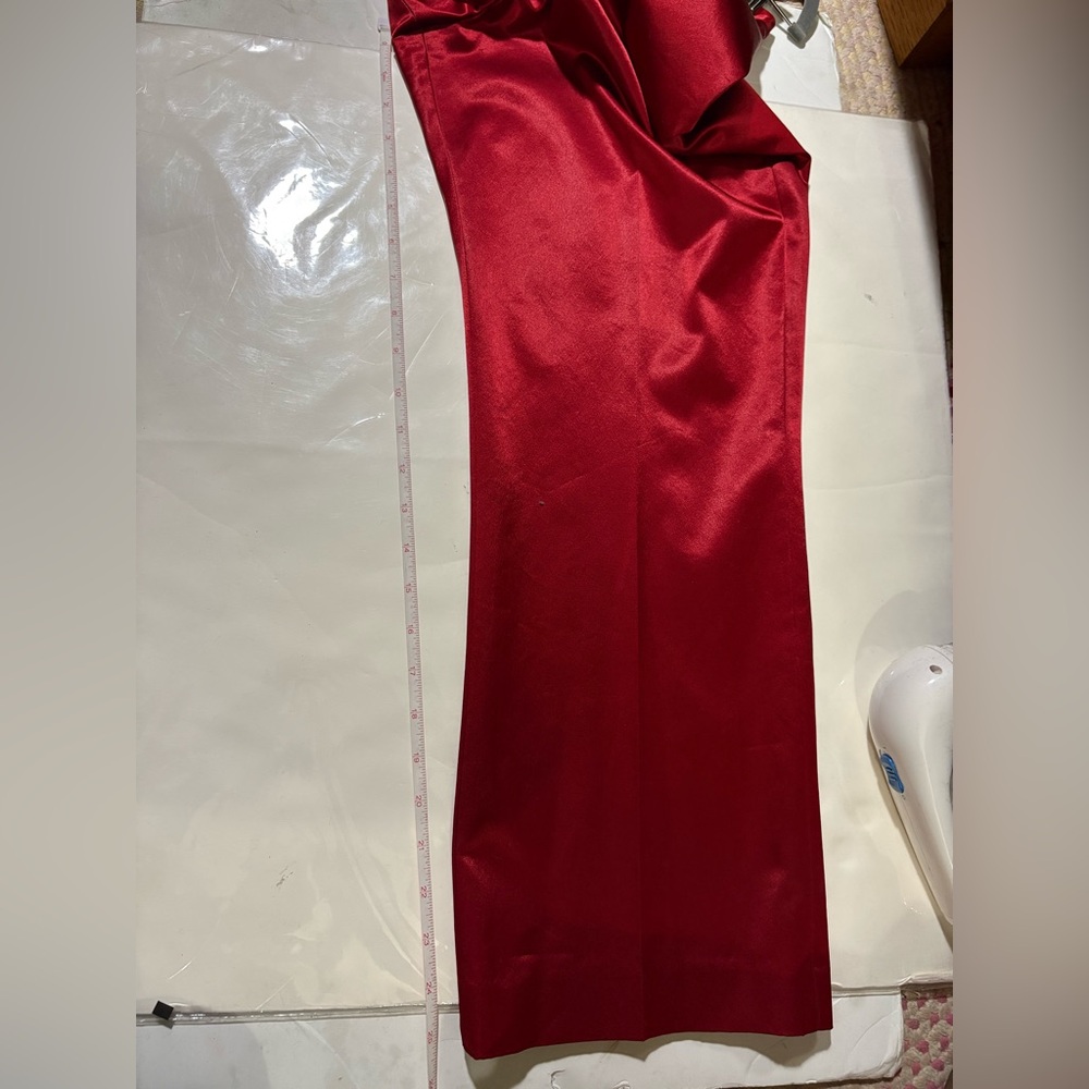 Vintage gap cropped satin Red Dress Pants - Picture 8 of 8